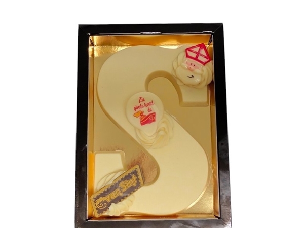 CHOCOLADE LETTER WIT ± 250 GRAM S