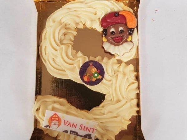 ROOM CHOCOLADE SPUITLETTER WIT S